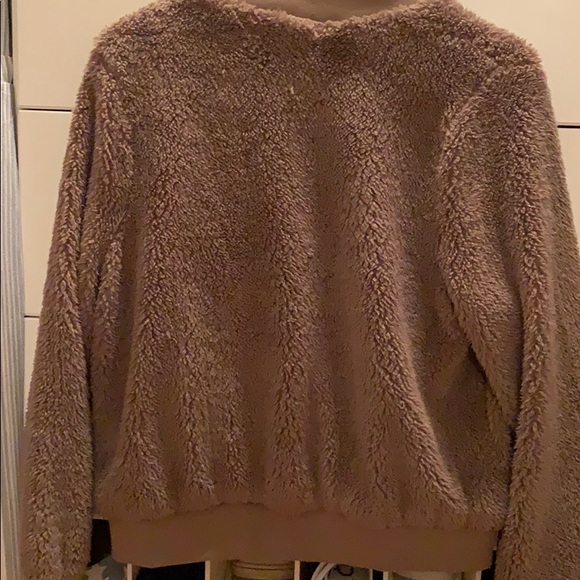 Brown fuzzy jacket !! - Picture 3 of 3